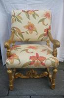 Georgian gilt wood armchair 