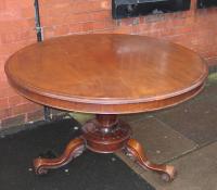 Victorian Dining Table and Four Chairs