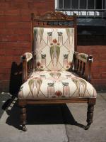 Edwardian Walnut Armchair