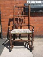 19th Century Oak Rocking Chair