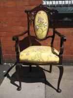 Rosewood Edwardian Armchair
