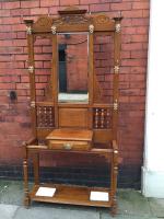 Victorian Oak Hall Stand