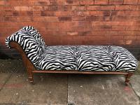 Chaise Longues Zebra Fabric