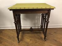 French Gothic Walnut Occasional Table