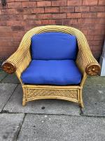 Bamboo and Cane 1970s  Armchair