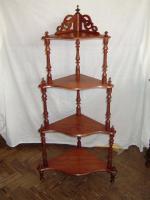 Victorian walnut whatnot