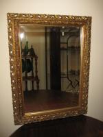 Wooden gilded wall mirror