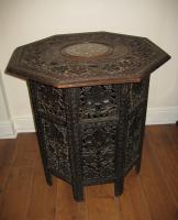 Large Anglo-Indian octatagonal table